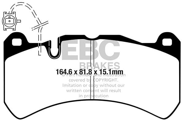 set placute frana,frana disc EBC Brakes DP42355R