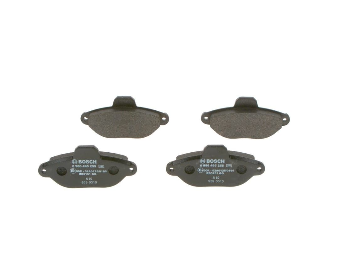 set placute frana,frana disc BOSCH 0 986 495 255
