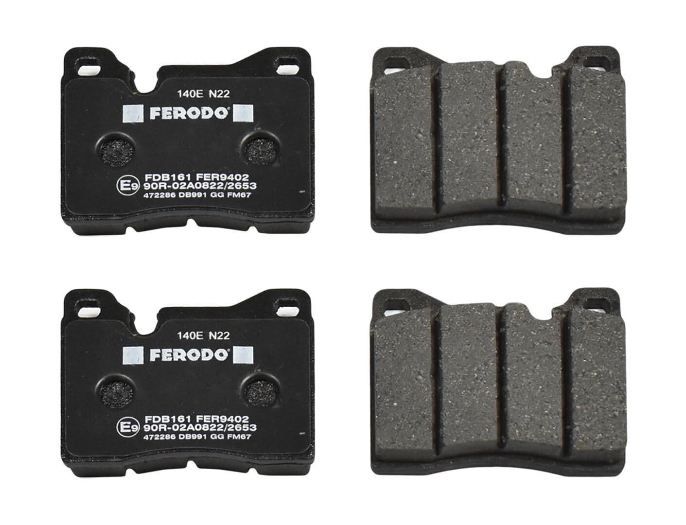 set placute frana,frana disc FERODO PREMIER ECO FRICTION FDB161