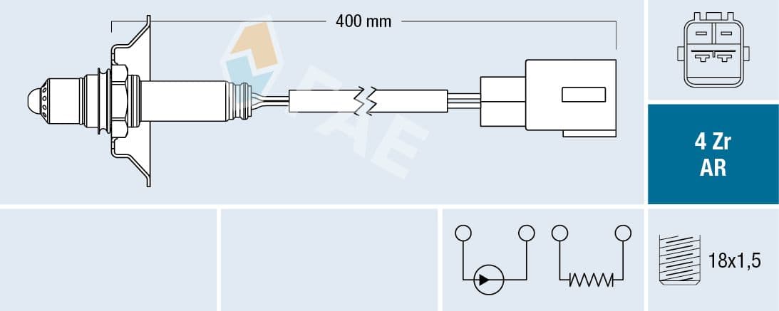 Sonda Lambda FAE 75650