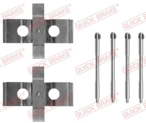 Set accesorii, placute frana QUICK BRAKE 109-1296