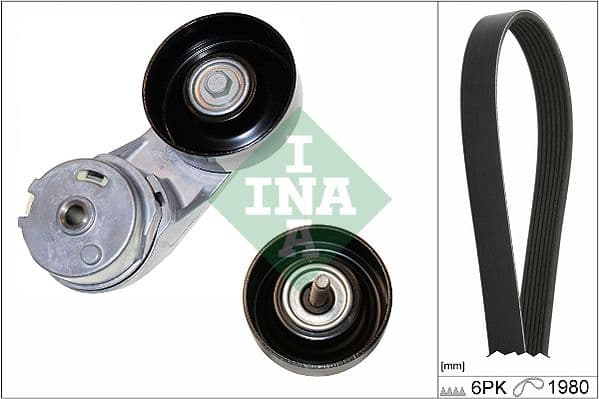 Set curea transmisie cu caneluri Schaeffler INA 529 0331 10