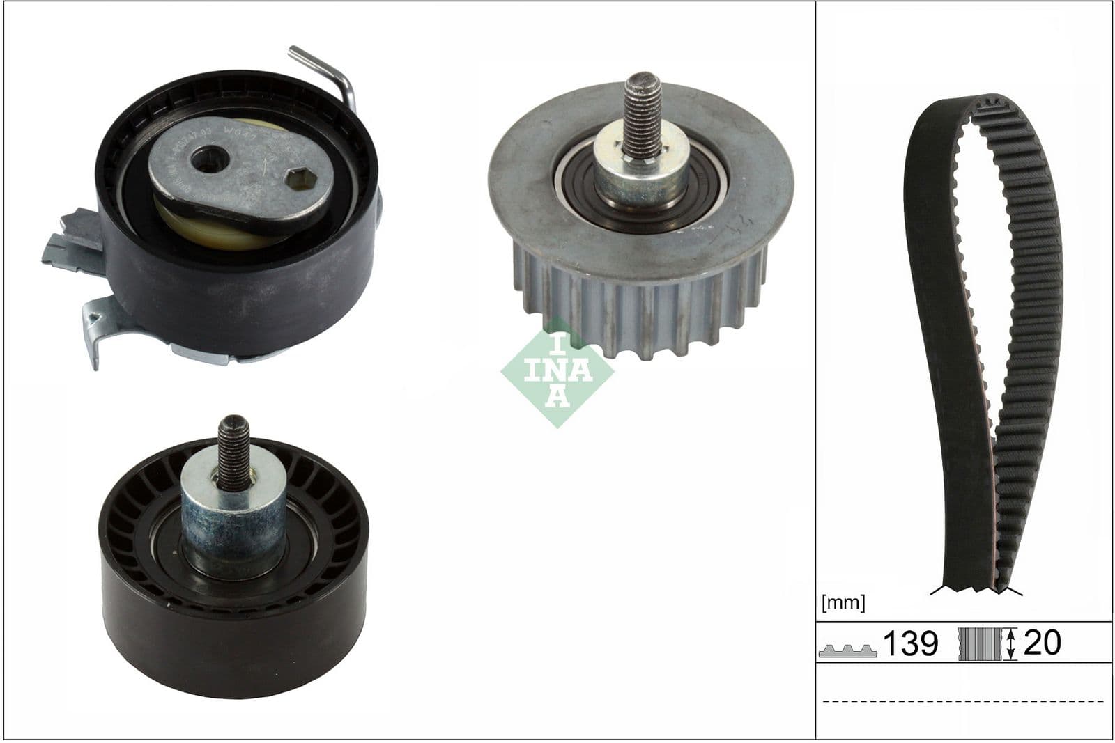 Set curea de distributie Schaeffler INA 530 0962 10