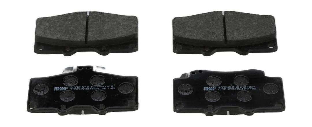 set placute frana,frana disc FERODO PREMIER ECO FRICTION FDB797