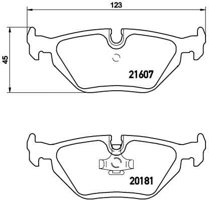 set placute frana,frana disc BREMBO PRIME LINE P 06 013