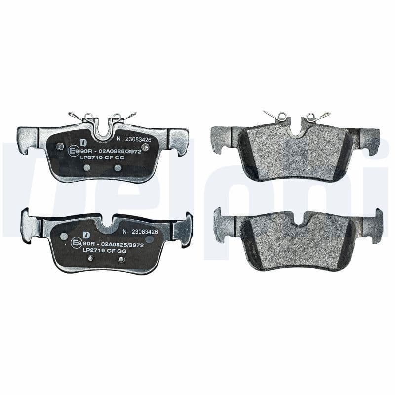 set placute frana,frana disc DELPHI LP2719
