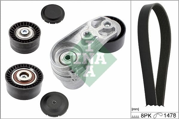 Set curea transmisie cu caneluri Schaeffler INA 529 0211 10