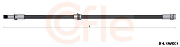 Furtun frana COFLE 92.BH.BW003