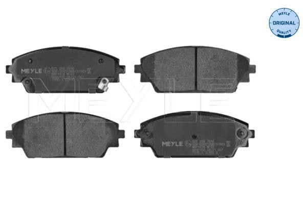 set placute frana,frana disc MEYLE -ORIGINAL: True to OE. 025 258 7516
