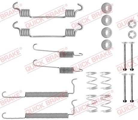 Set accesorii, sabot de frana QUICK BRAKE 105-0710
