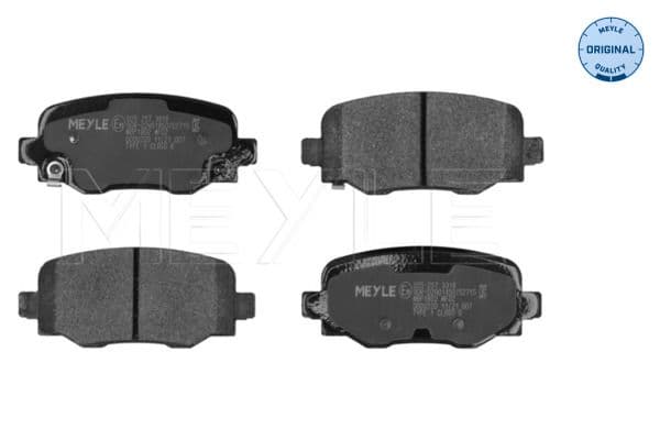 set placute frana,frana disc MEYLE -ORIGINAL: True to OE. 025 257 3318