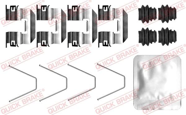 Set accesorii, placute frana QUICK BRAKE 109-0100