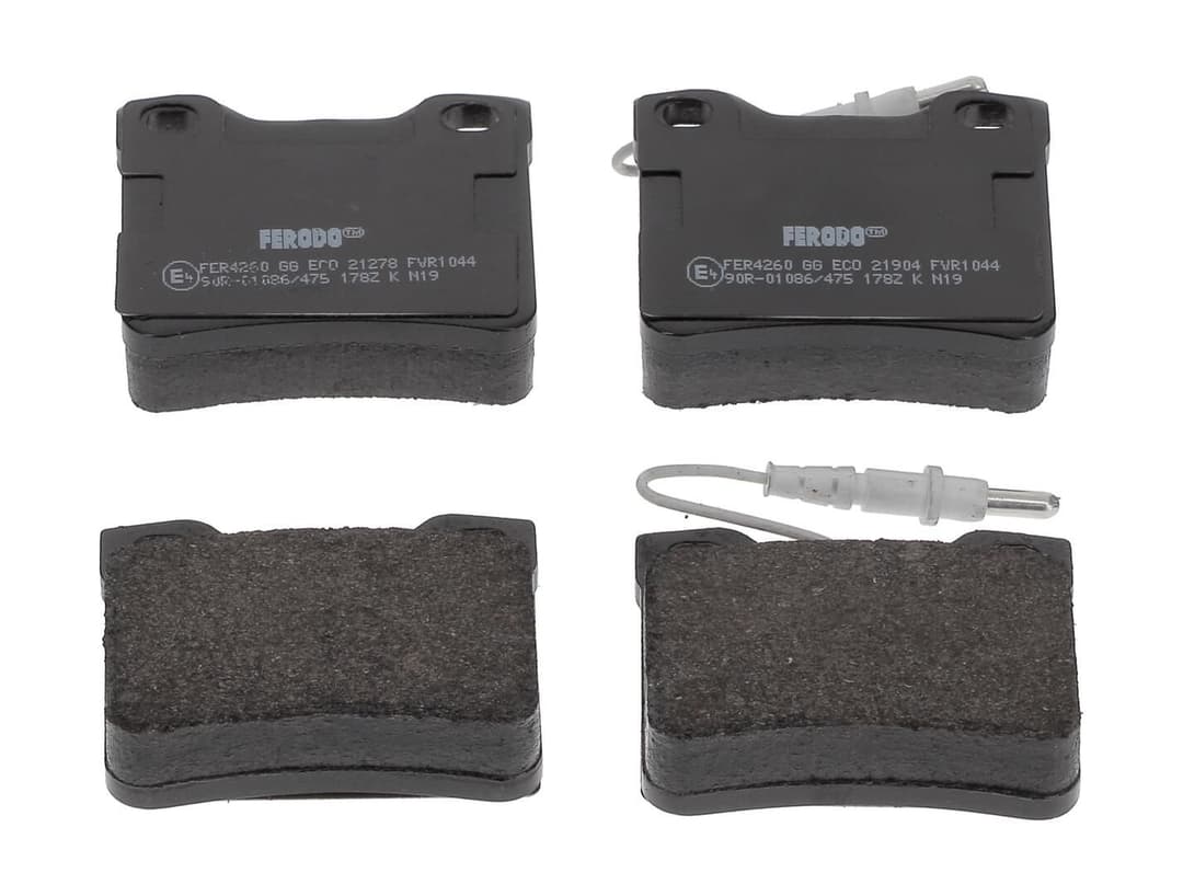 set placute frana,frana disc FERODO PREMIER ECO FRICTION FVR1044