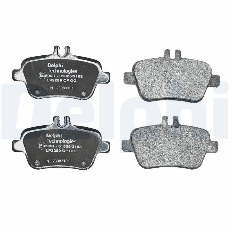 set placute frana,frana disc DELPHI LP2289