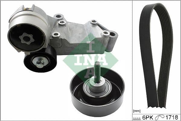 Set curea transmisie cu caneluri Schaeffler INA 529 0463 10