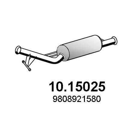Filtru funingine/particule, sist.de esapament ASSO 10.15025