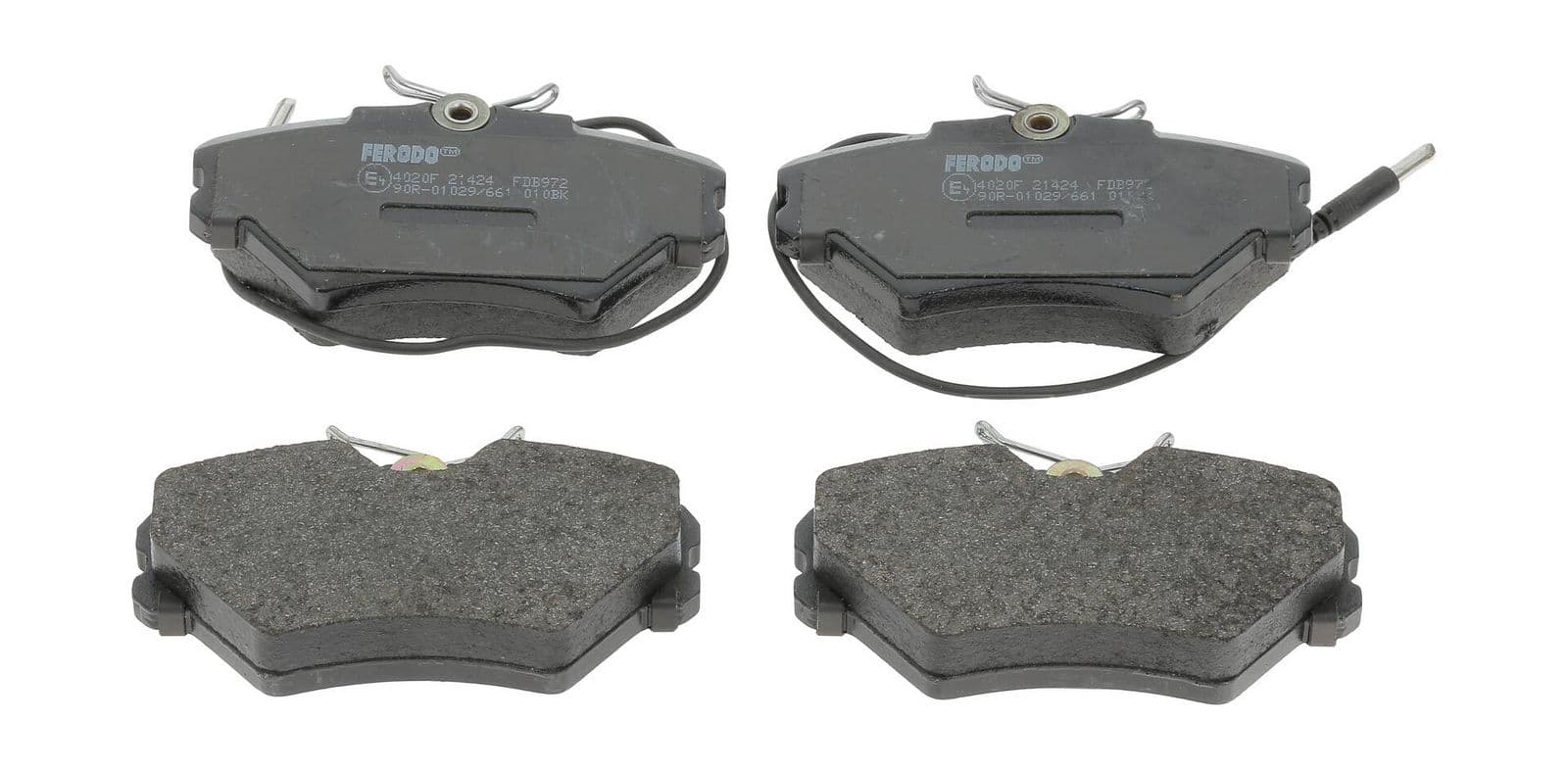 set placute frana,frana disc FERODO PREMIER ECO FRICTION FDB972
