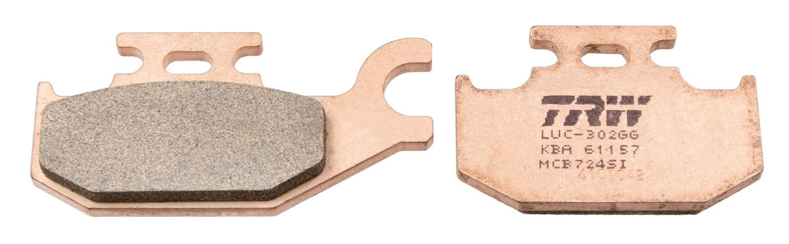 set placute frana,frana disc TRW MCB724SI