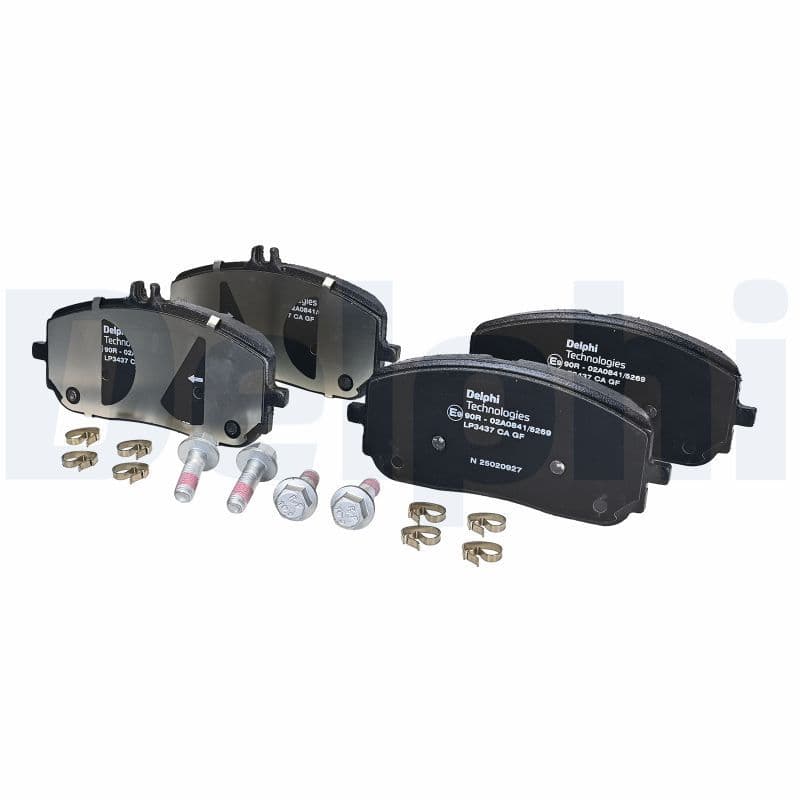 set placute frana,frana disc DELPHI LP3437