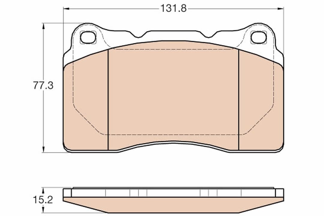 set placute frana,frana disc TRW GDB2007