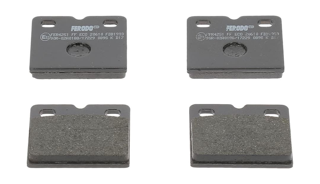 set placute frana,frana disc FERODO PREMIER ECO FRICTION FDB1983