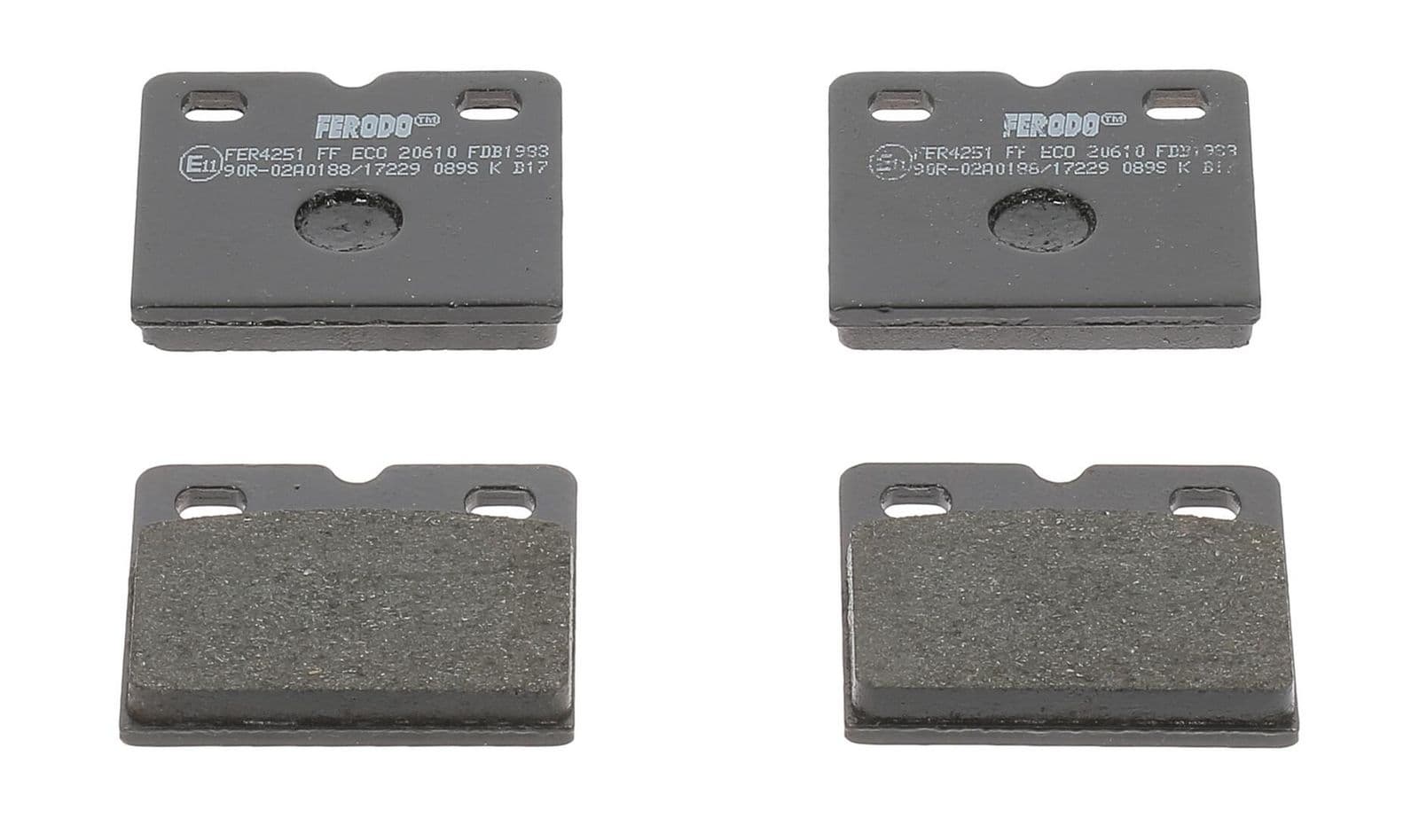 set placute frana,frana disc FERODO PREMIER ECO FRICTION FDB1983