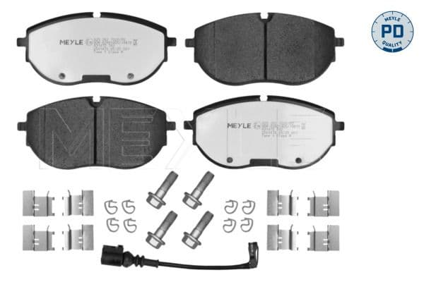 set placute frana,frana disc MEYLE 025 262 7020/PD