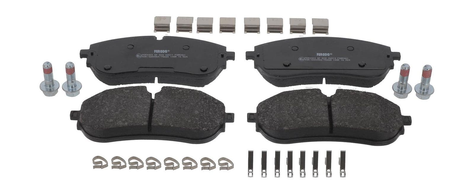 set placute frana,frana disc FERODO PREMIER ECO FRICTION FDB5461