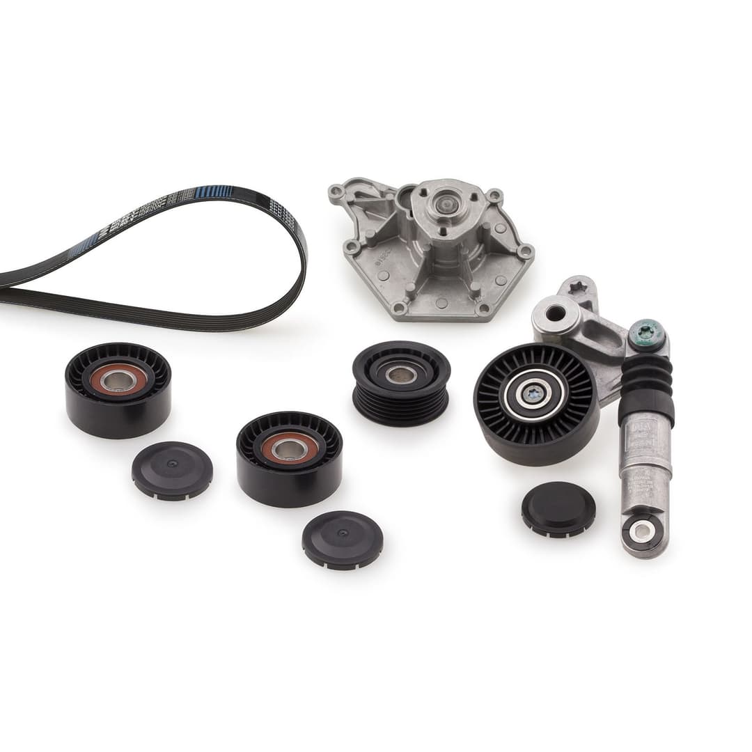 Pompa apa + Set curea transmisie cu caneluri GATES Micro-V® KP66PK2500