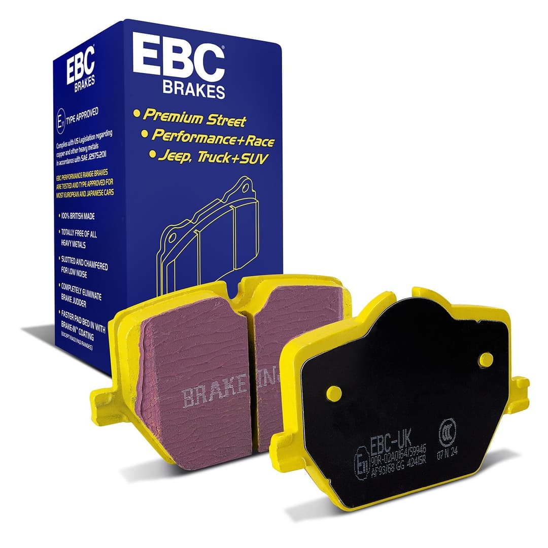 set placute frana,frana disc EBC Brakes Yellowstuff with a stable friction coefficient of DP42415R