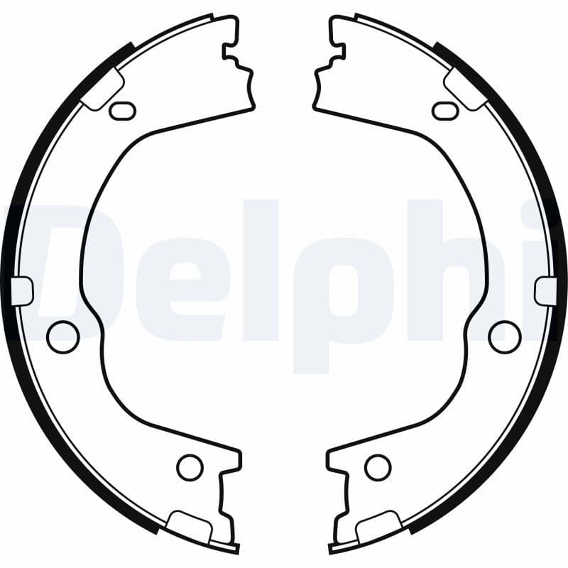 Set saboti frana, frana de mana DELPHI LS2159