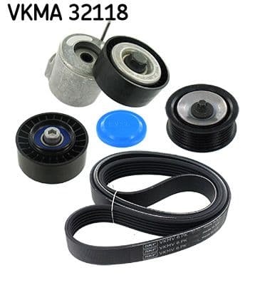 Set curea transmisie cu caneluri SKF VKMA 32118