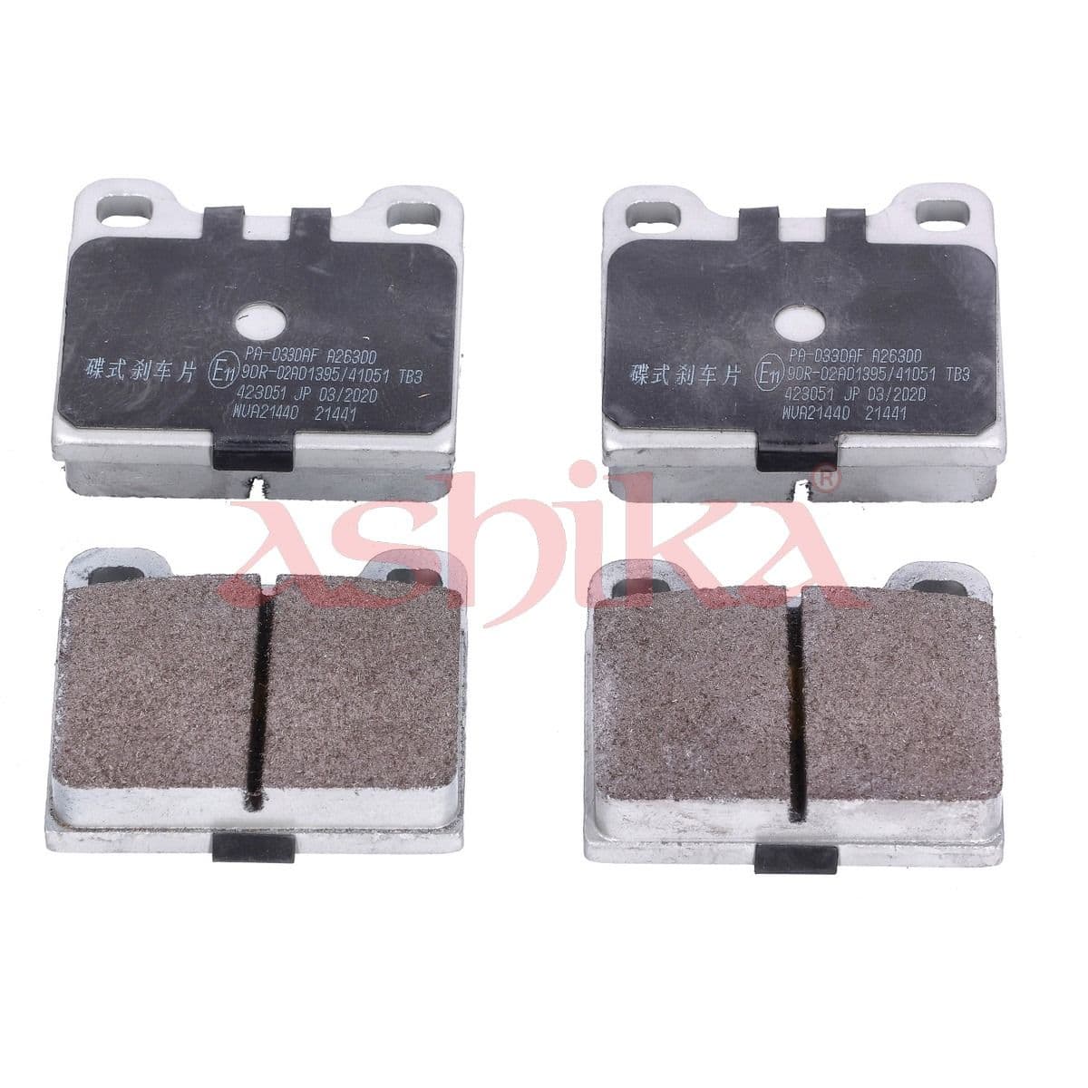 set placute frana,frana disc ASHIKA 50-00-0330