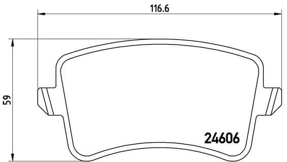 set placute frana,frana disc BREMBO PRIME LINE P 85 100