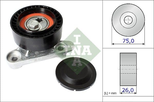 rola intinzator,curea transmisie Schaeffler INA 531 0871 10