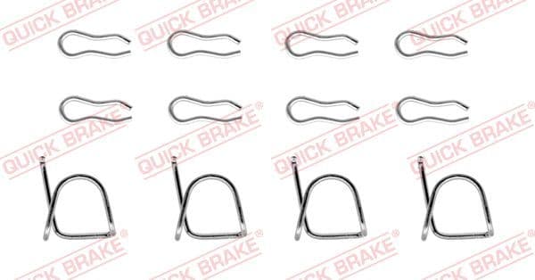 Set accesorii, placute frana QUICK BRAKE 109-0939