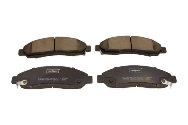 set placute frana,frana disc MAXGEAR 19-2981