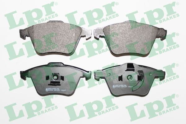 set placute frana,frana disc LPR 05P1277