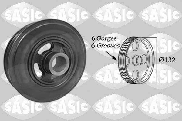 Fulie curea, arbore cotit SASIC 2156084