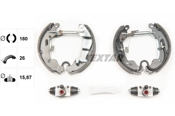 Set saboti frana TEXTAR Shoe Kit Pro 84058000