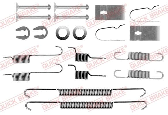 Set accesorii, sabot de frana QUICK BRAKE 105-0847