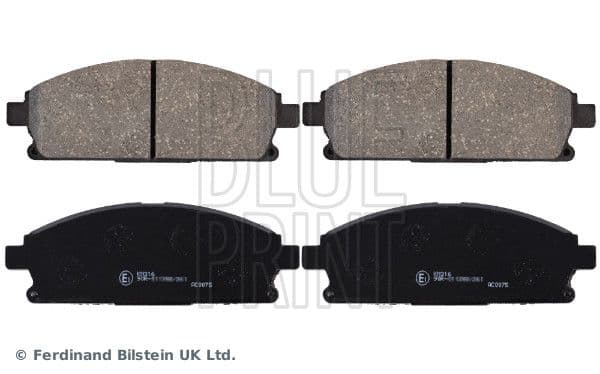 set placute frana,frana disc BLUE PRINT ADN142115