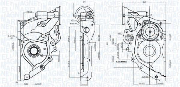 Pompa ulei MAGNETI MARELLI 351516000080