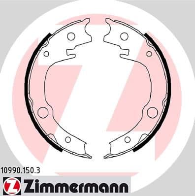 Set saboti frana, frana de mana ZIMMERMANN 10990.150.3