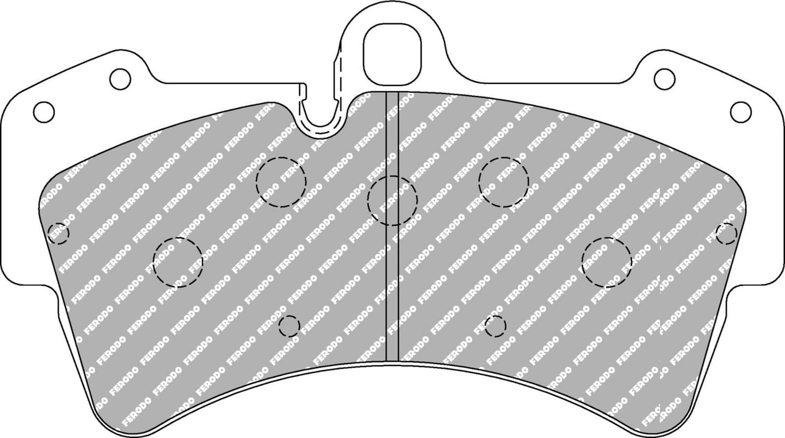 set placute frana,frana disc FERODO FCP1626H