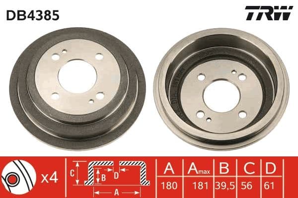 Tambur frana QWP WBDR151