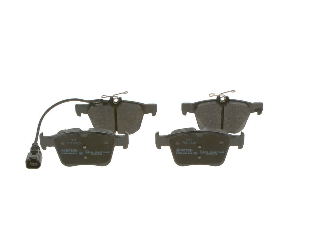 set placute frana,frana disc BOSCH 0 986 494 835