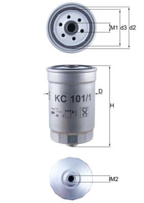 filtru combustibil KNECHT KC 101/1