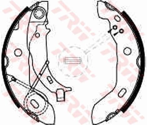 Set saboti frana TRW GS8627