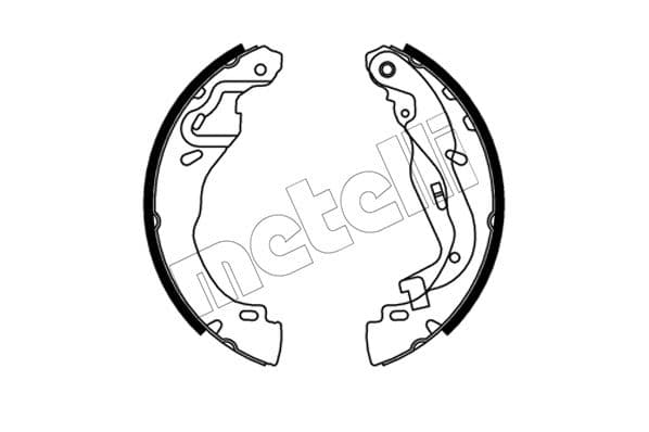 Set saboti frana METELLI 53-0749